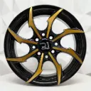 RIN 13X5.5 4-100/114.3 R1 SPORT RGW6018L BLACK MACHINE FACE+BRONZE ET38 CB73.1